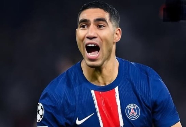 Bintang PSG Achraf Hakimi.  [Instagram]